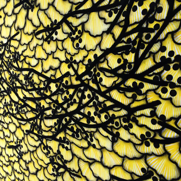 a fool's arrangement (detail), 2015 / ink and charcoal drawing on paper / 110cm x 90cm