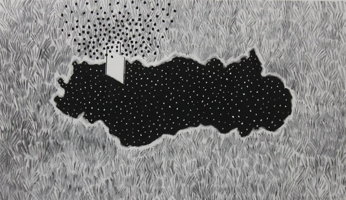  2014 / charcoal on paper / 67cm x 38cm
