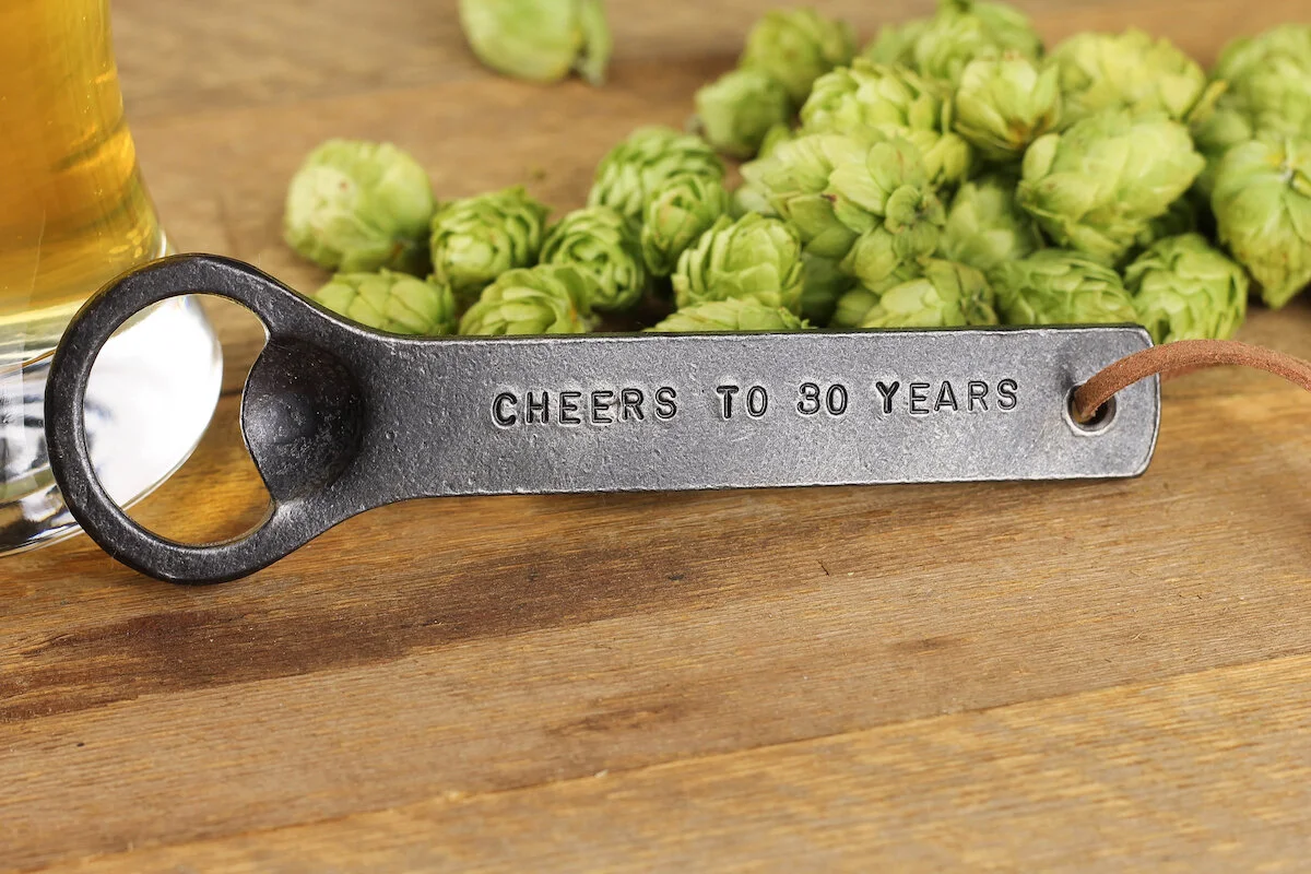 Personalized iron bottle opener
