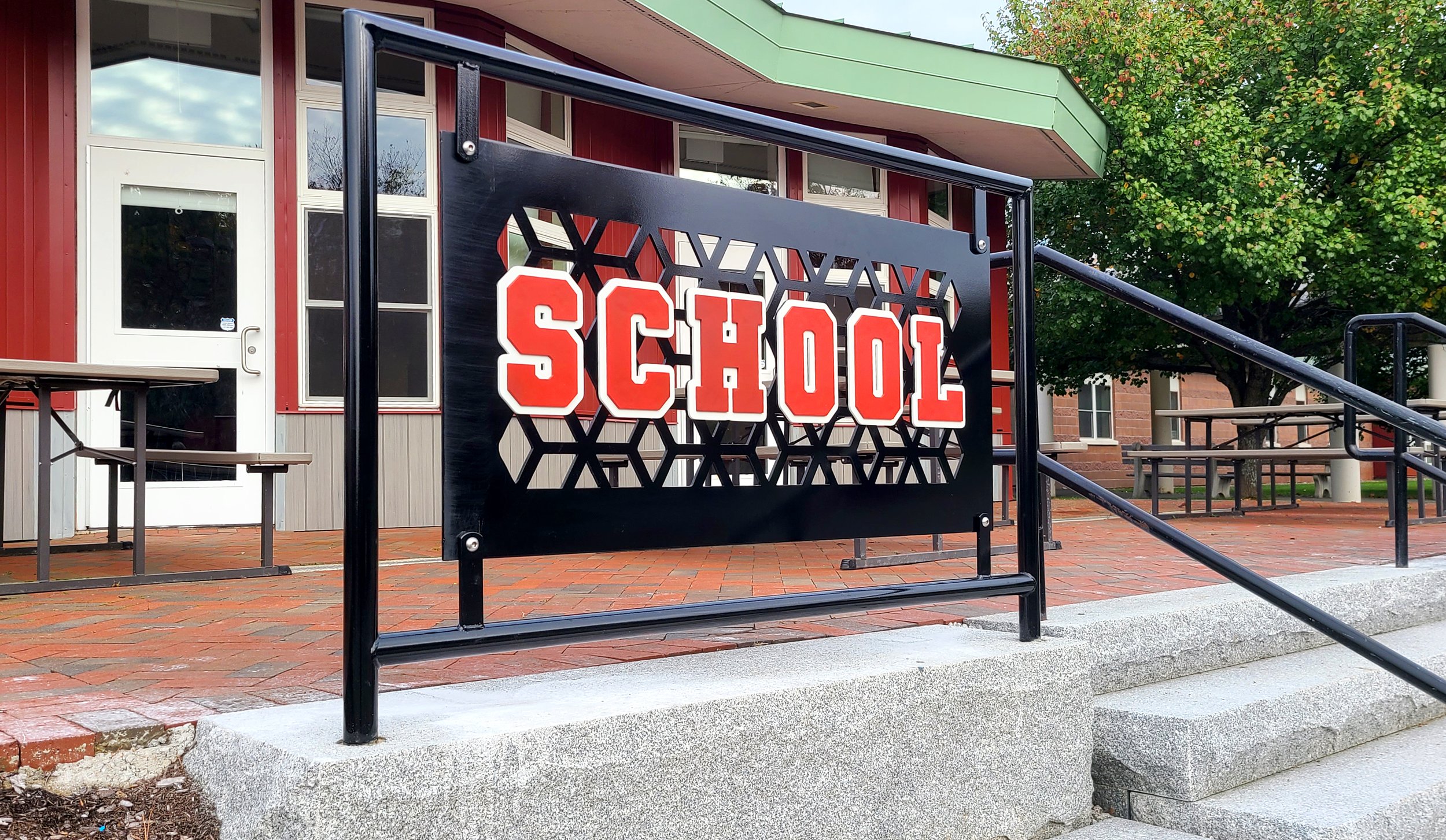 Veazie Community School Guardrail Project