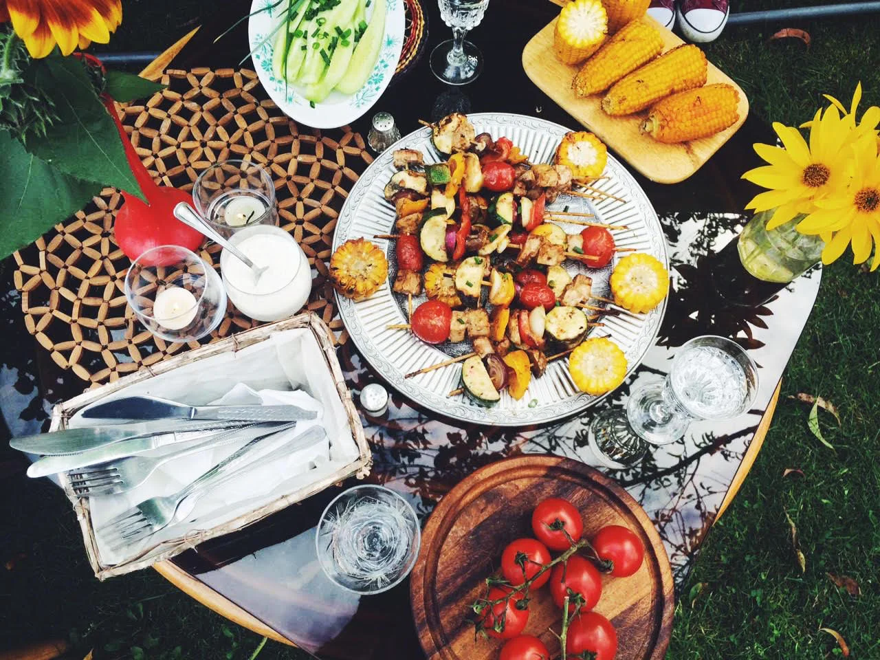 Wege szaszłyki z Tofu