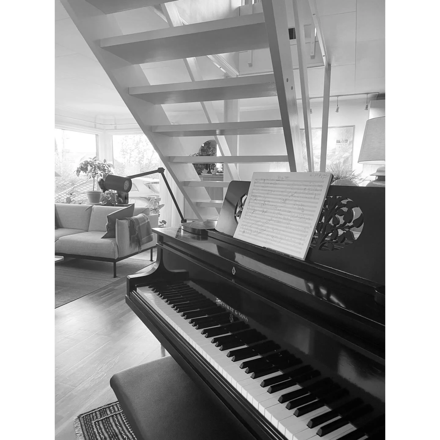🎼 The work on my Piano Quintet is going well. 
 
After a long period of thinking and working out the building blocks of the piece, I like to sit down and play through what I believe the work to be in an improvisational form. Everything is based on t