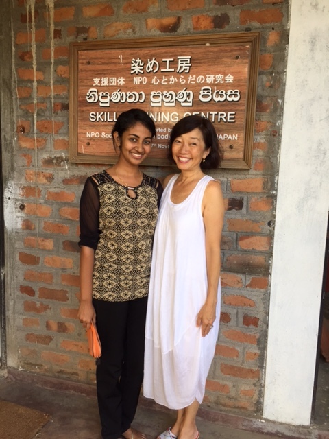 ここの先生 Lakshani Niwanthikaさん 彼女の日本語もとても綺麗