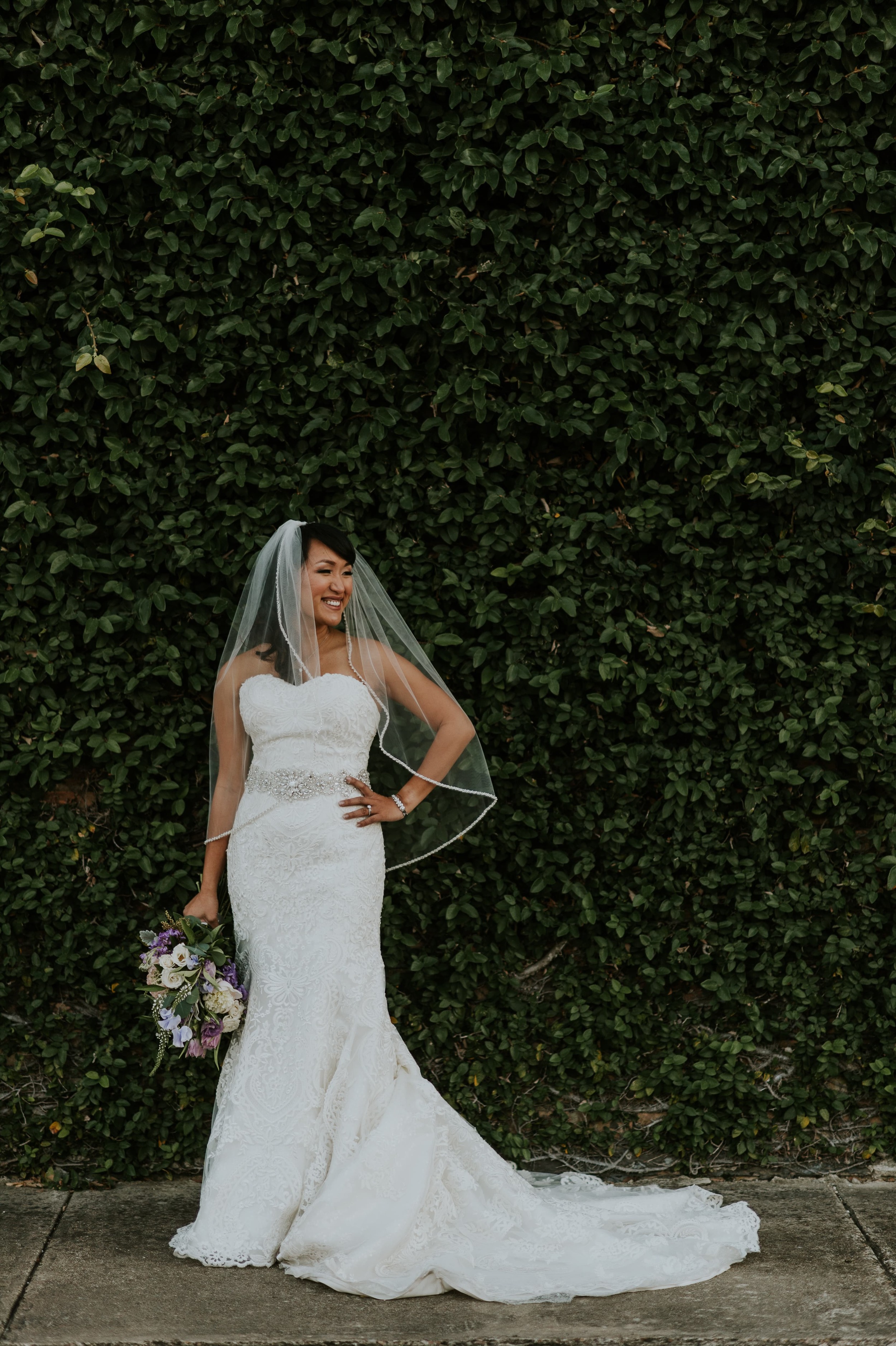 Sam was a seriously stunning bride!