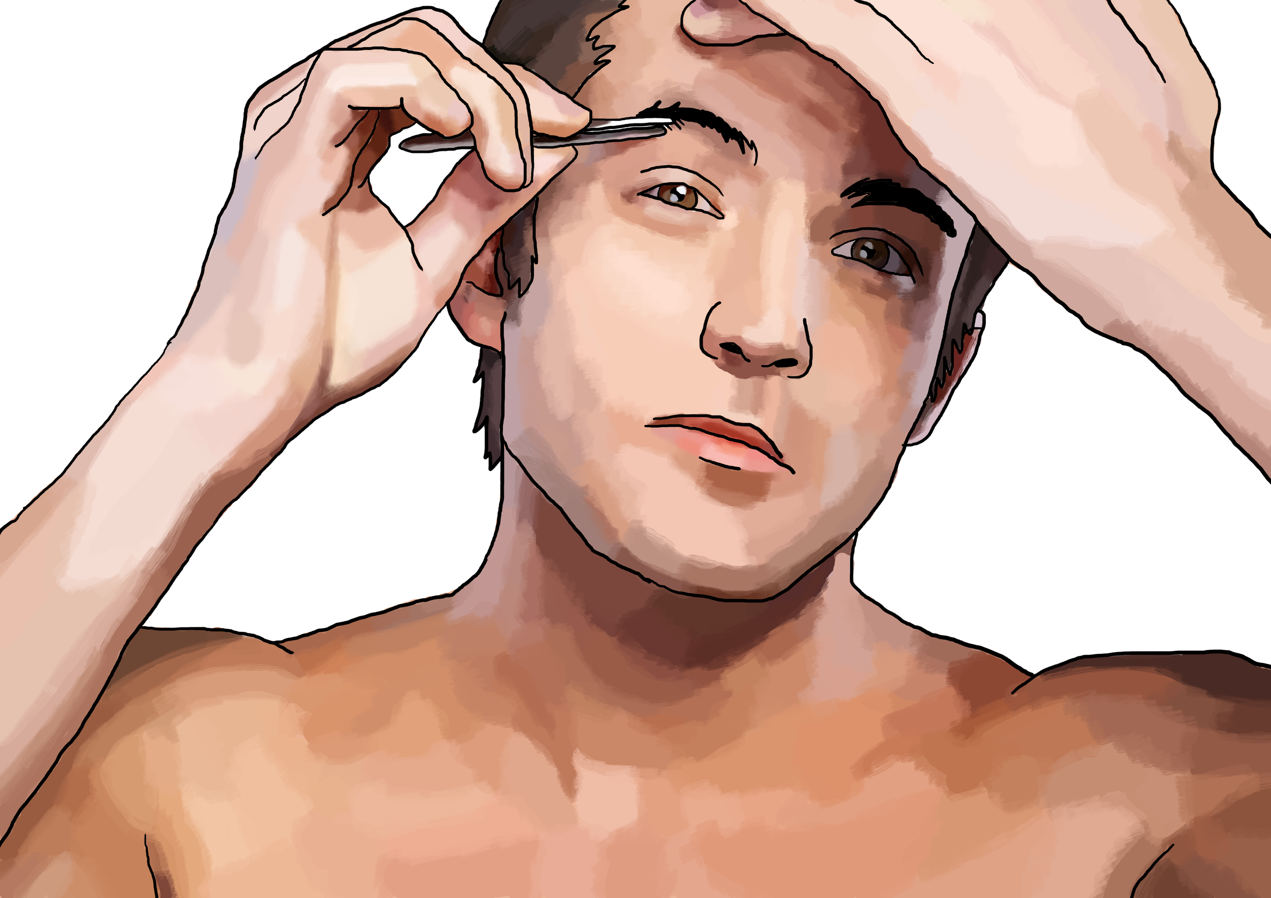 "Jeg liker å se plettfri ut, spesielt før et viktig jobbintervju"