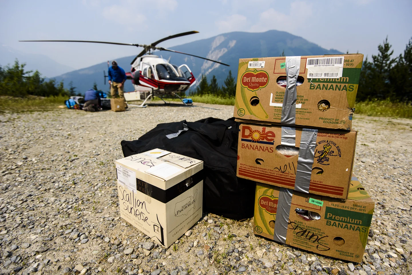 Food and wine, ready for liftoff.