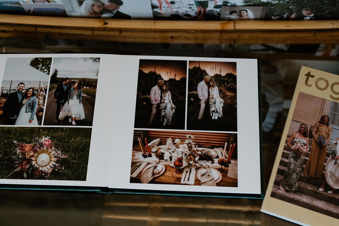 Albums ✨ How unreal do they look! All my wedding albums are handcrafted in Melbourne.

You can add on an album at any time no matter how long ago your wedding took place. I&rsquo;ve been shooting weddings now for nine years so that&rsquo;s a whole lo