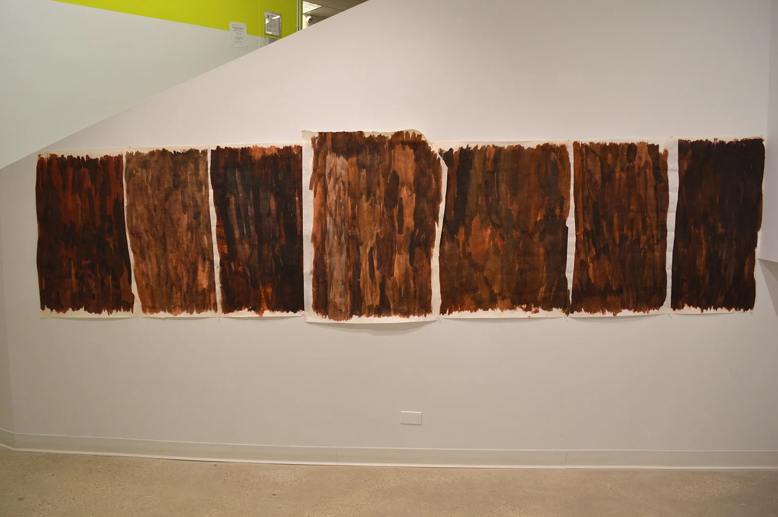  Heat press pigment on paper. dimensions variable. 2015.