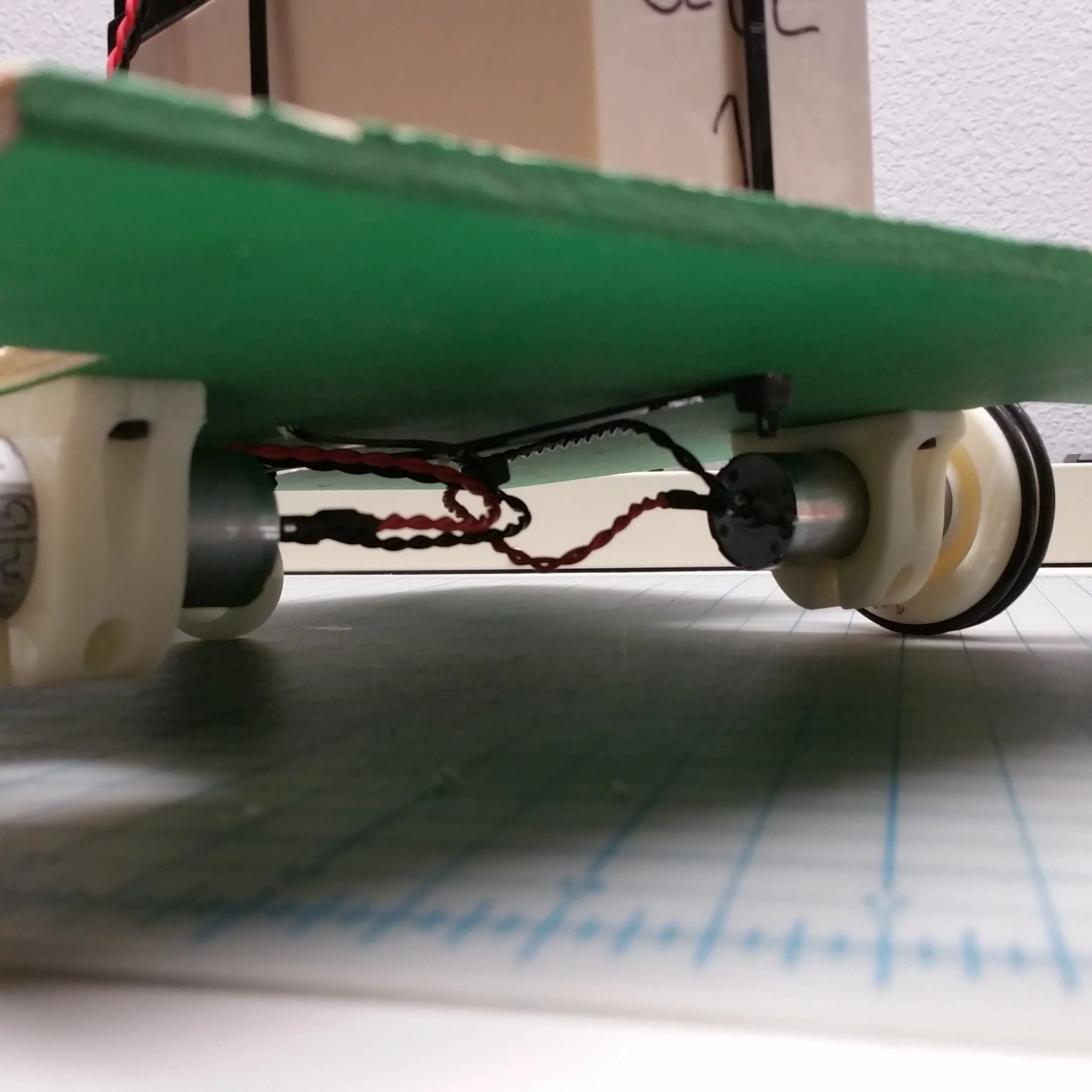 Motors wired up.