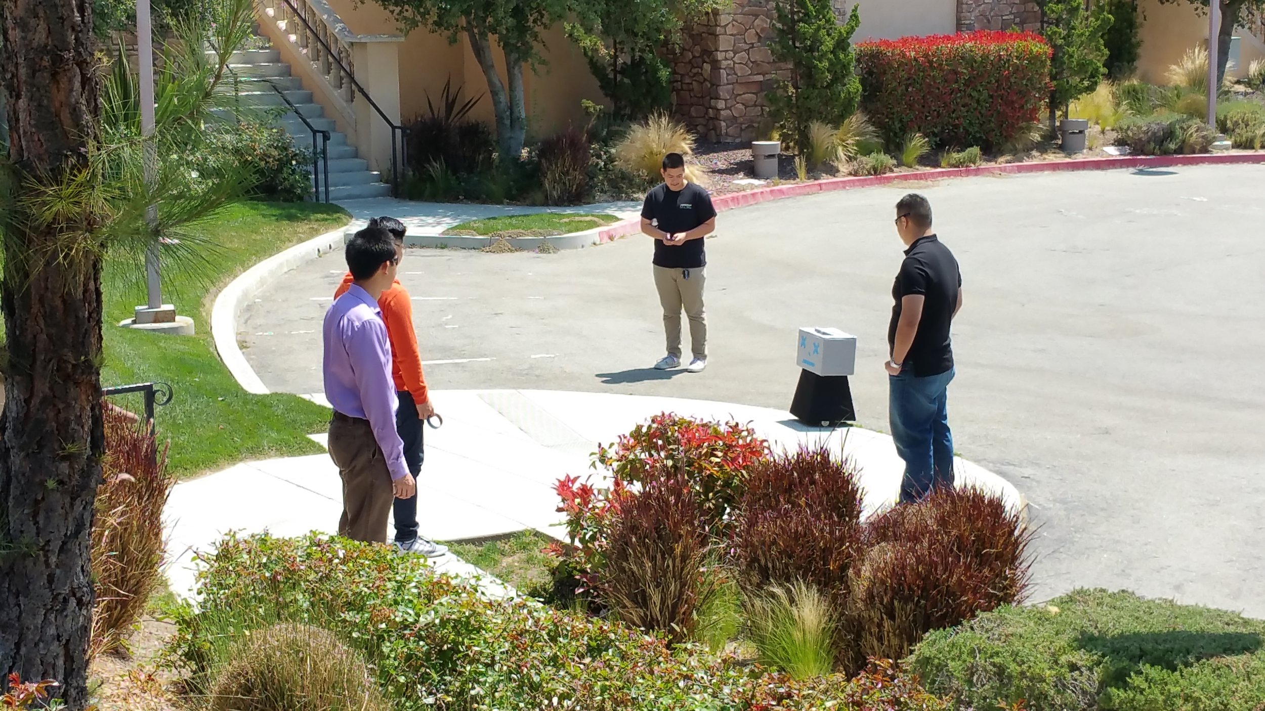 J-IIFE test run on location with groomsmen / tech team.