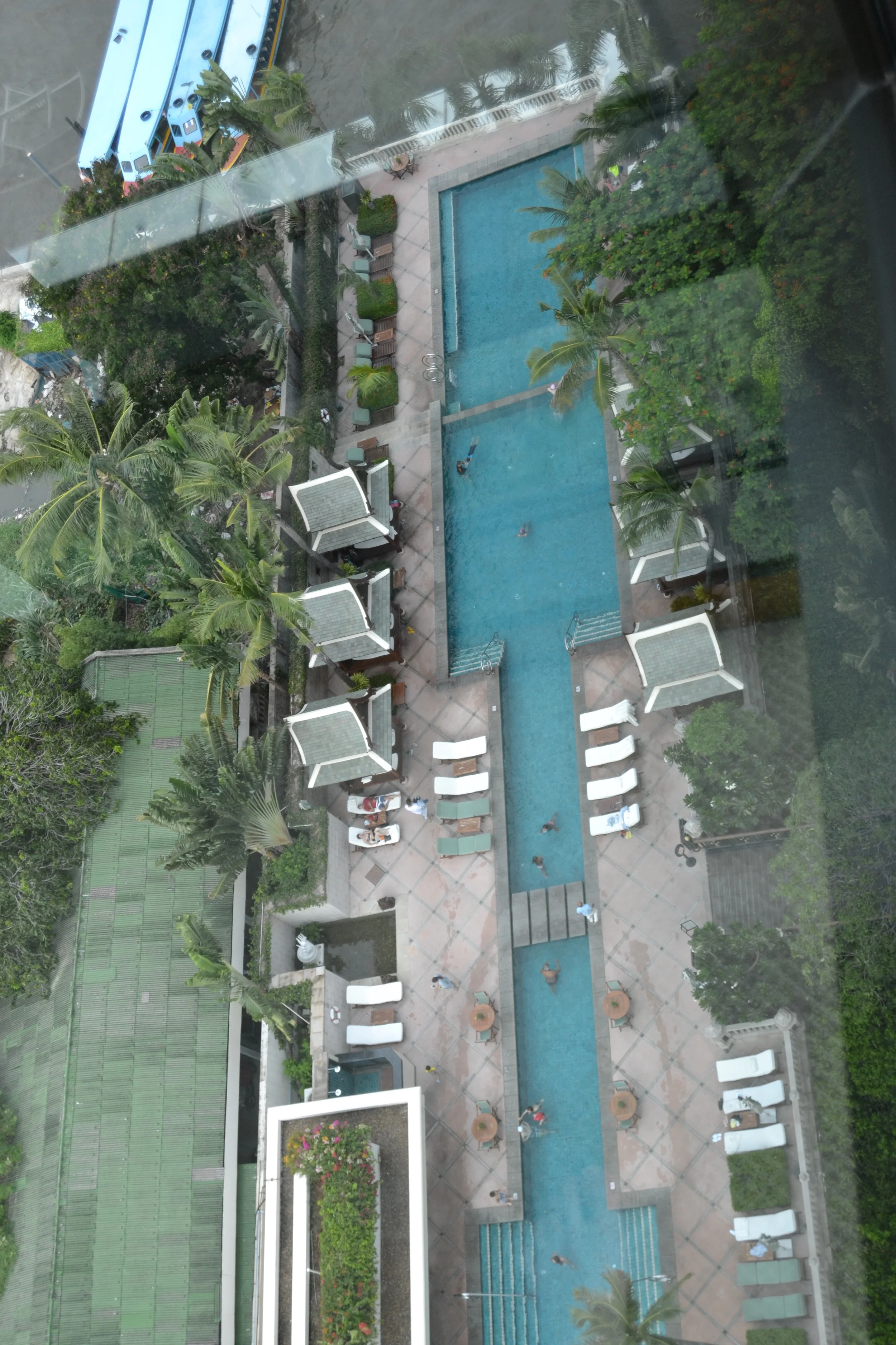 View of the pool from our room