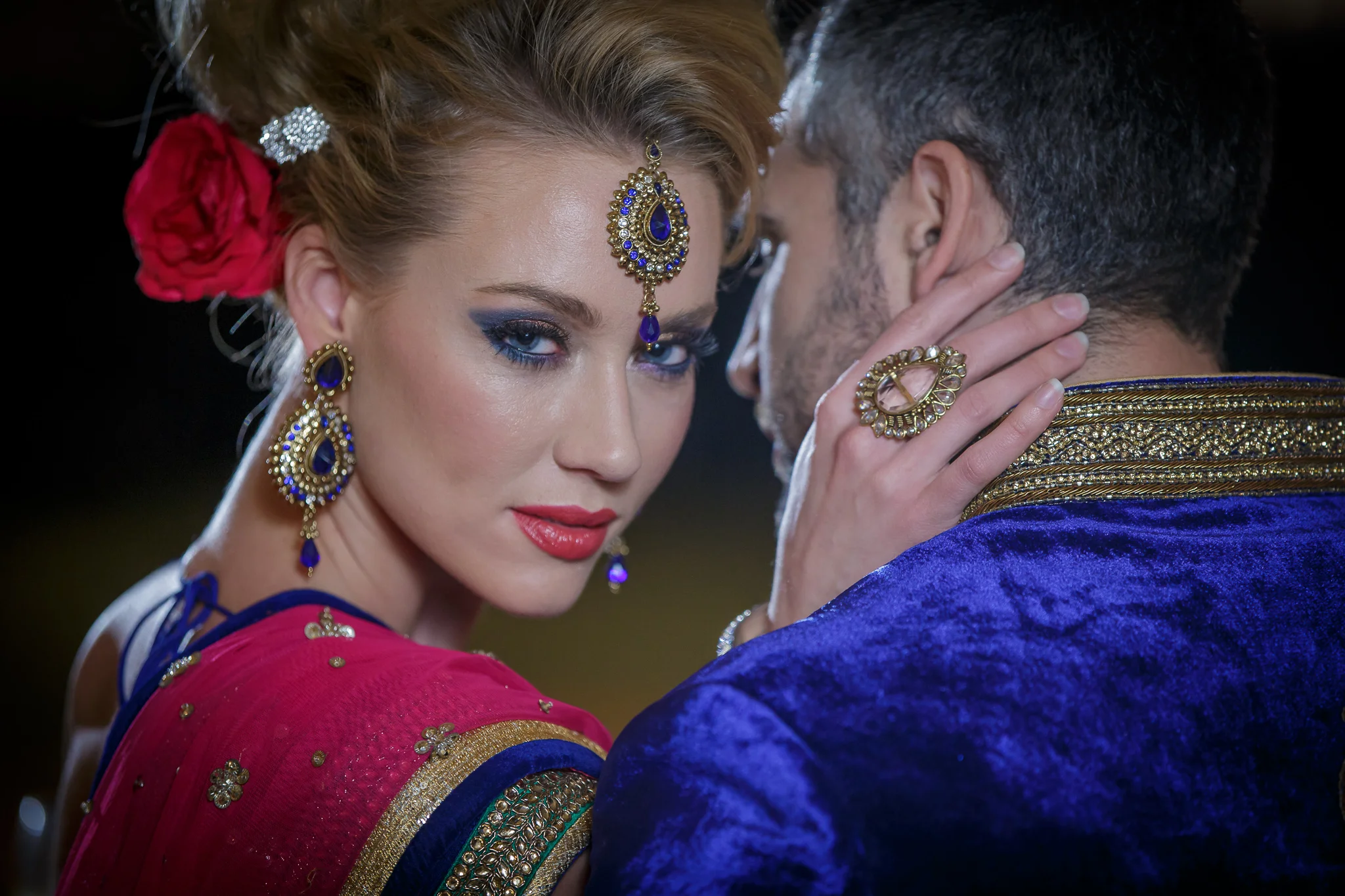 Palmer House Wedding | Navjot Design Winter Collection | WASIO Photography