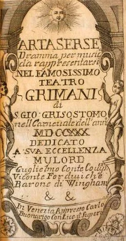 Mangum on Artaserse — Haymarket Opera Company