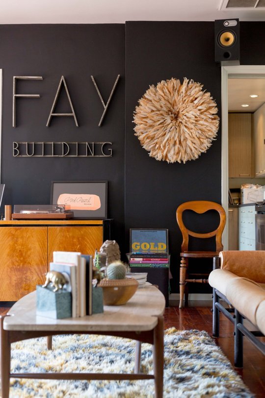 *photo credited to above article from Apartment Therapy , featured from their tour on Melinda & Mark's Creatively Curated Eagle Rock Home .