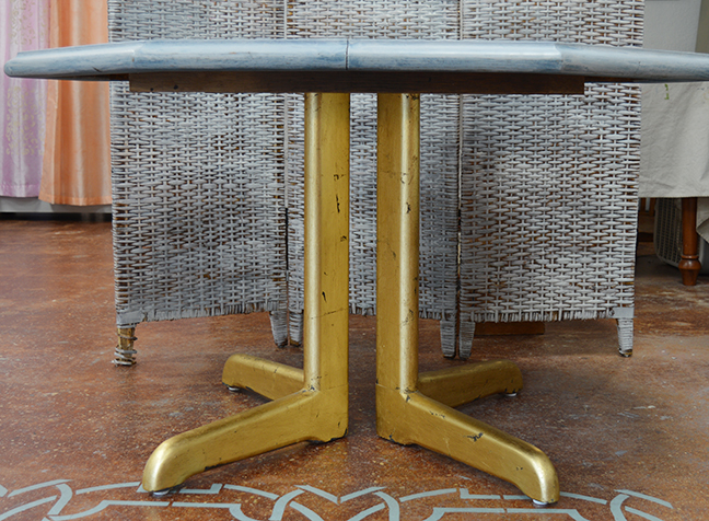 Gilded Pedestal Table