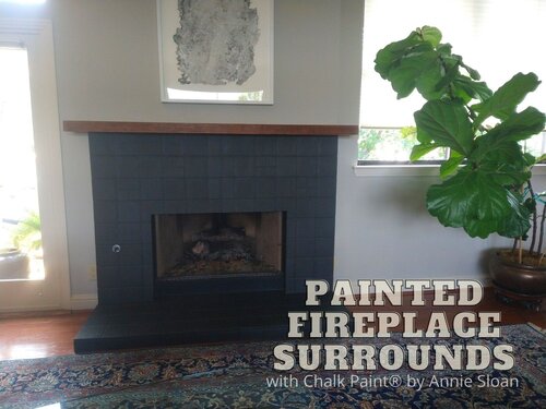 Painted Fireplace Surrounds With Chalk Paint By Annie Sloan Silk And Sage Design Studio - Fireplace Surround Paint Colours