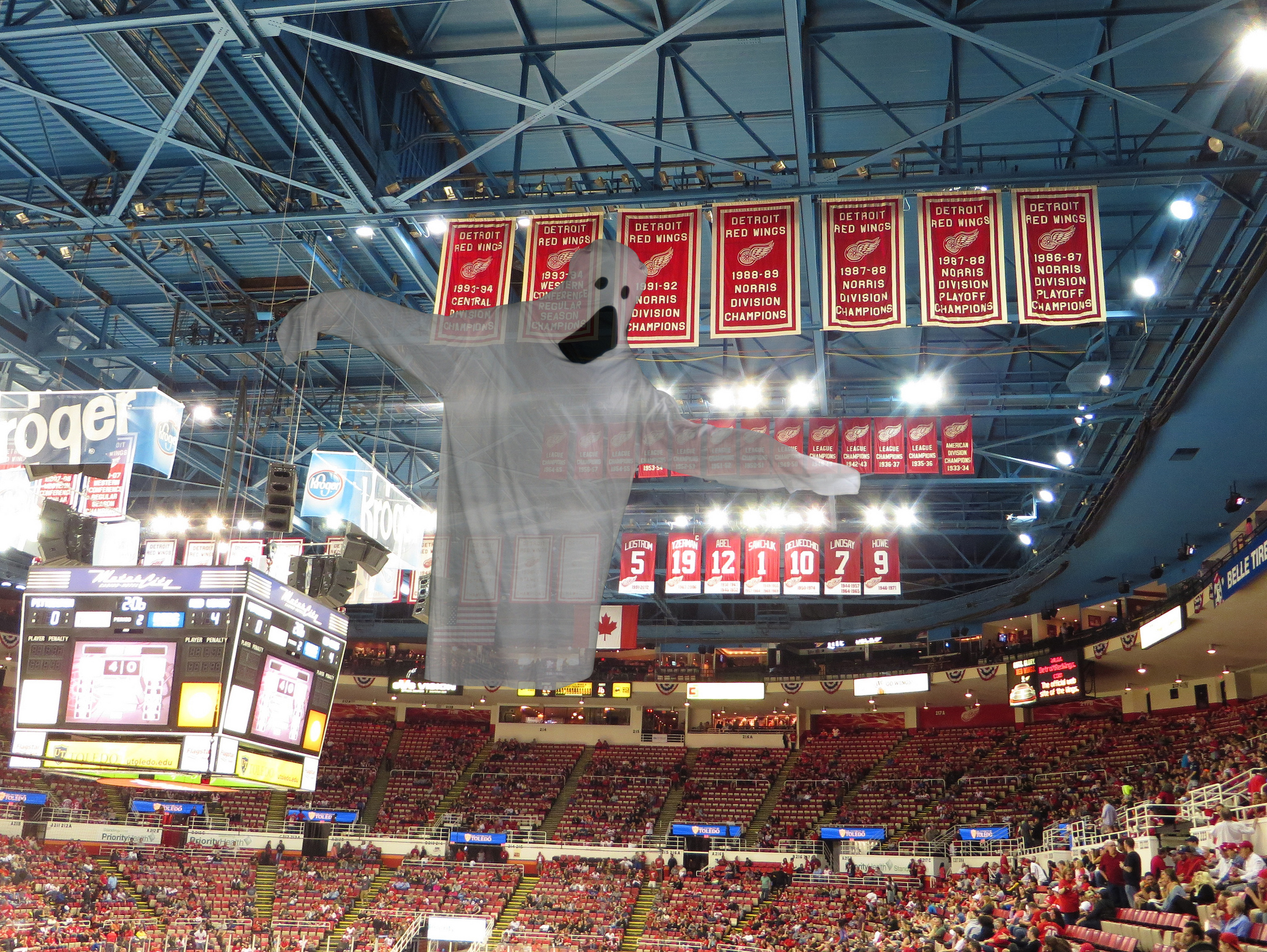 The ghost of Joe Louis Arena happy he won't have to put up with
