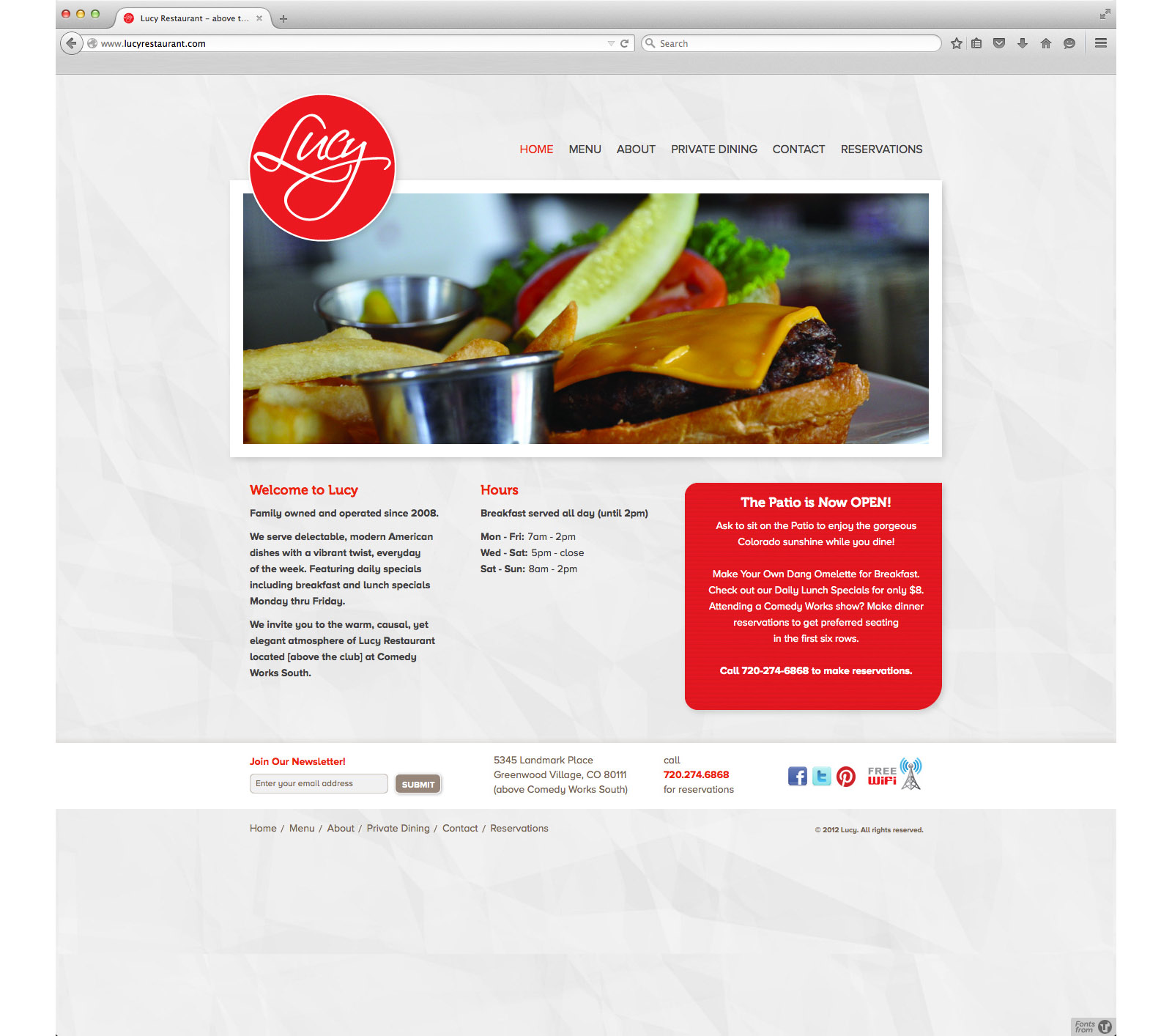 Client: Lucy Restaurant