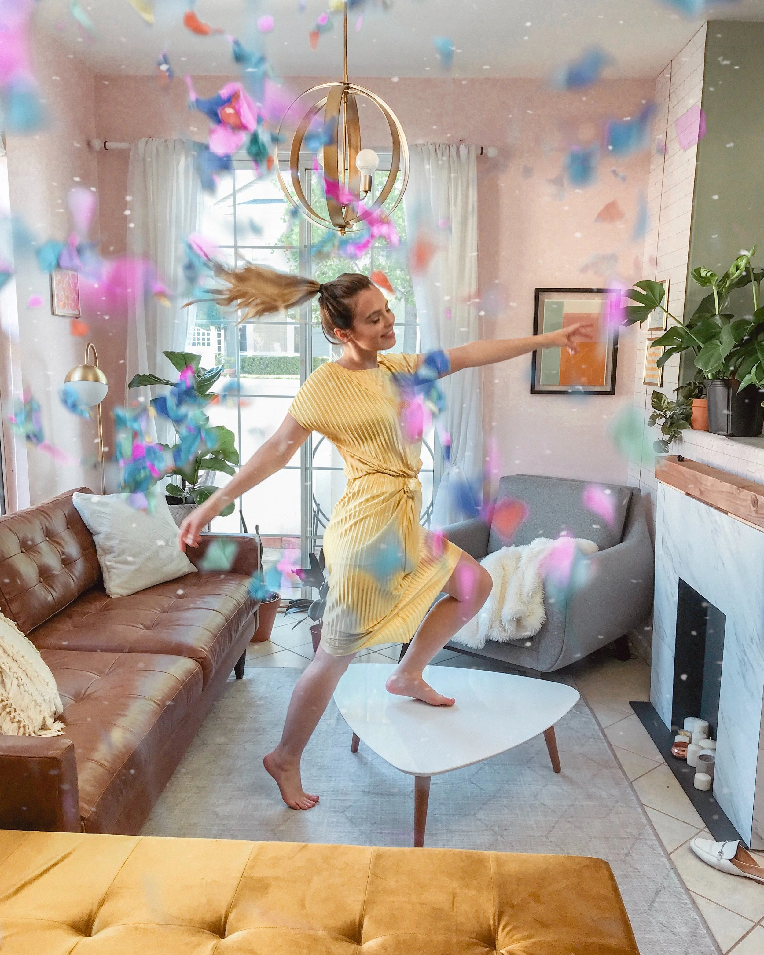 MY LIVING ROOM BEFORE AND AFTER