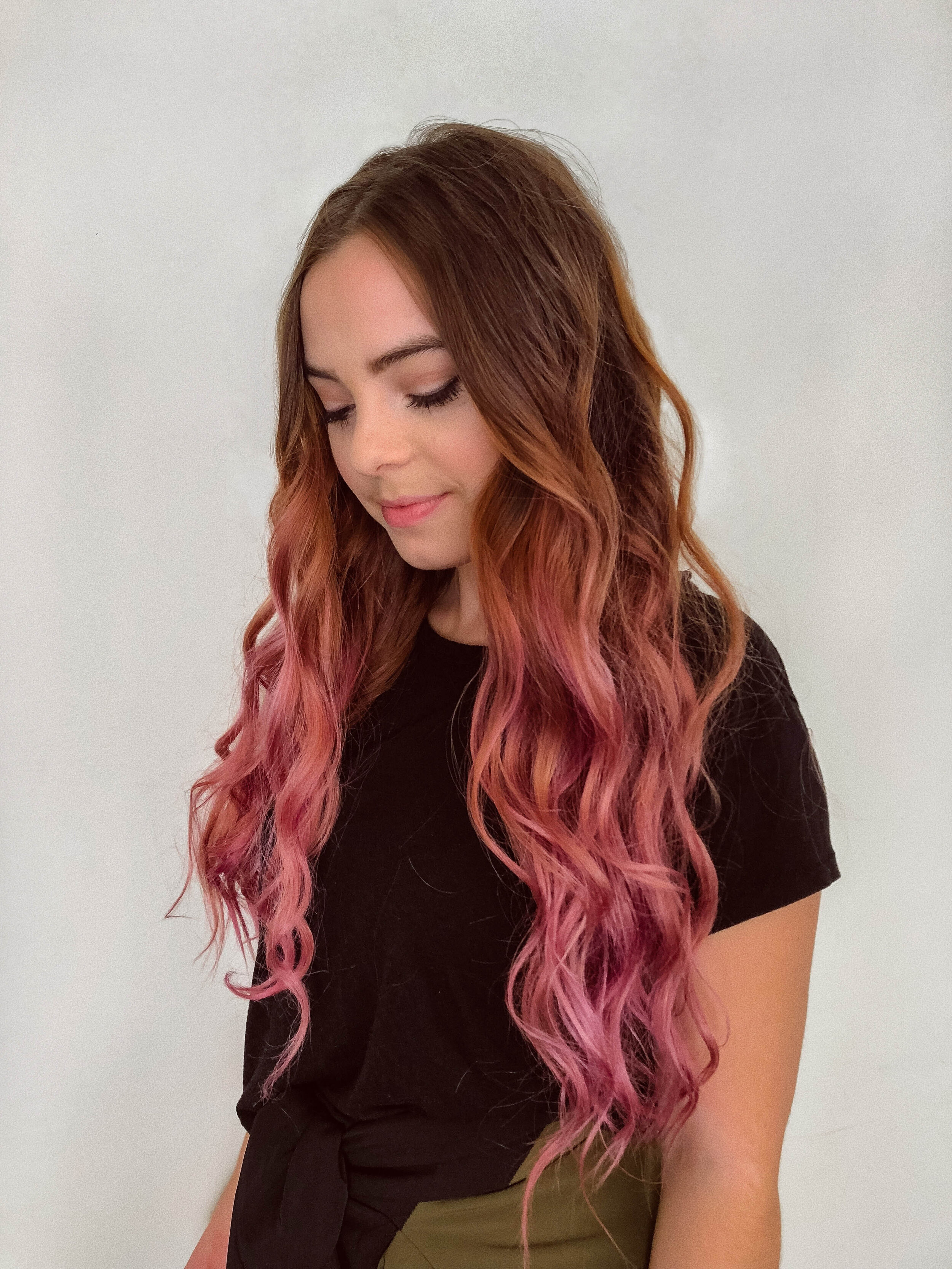 Overtone Semi-Permanent Hair Color and Daily Conditioner Pink for Brown Hair