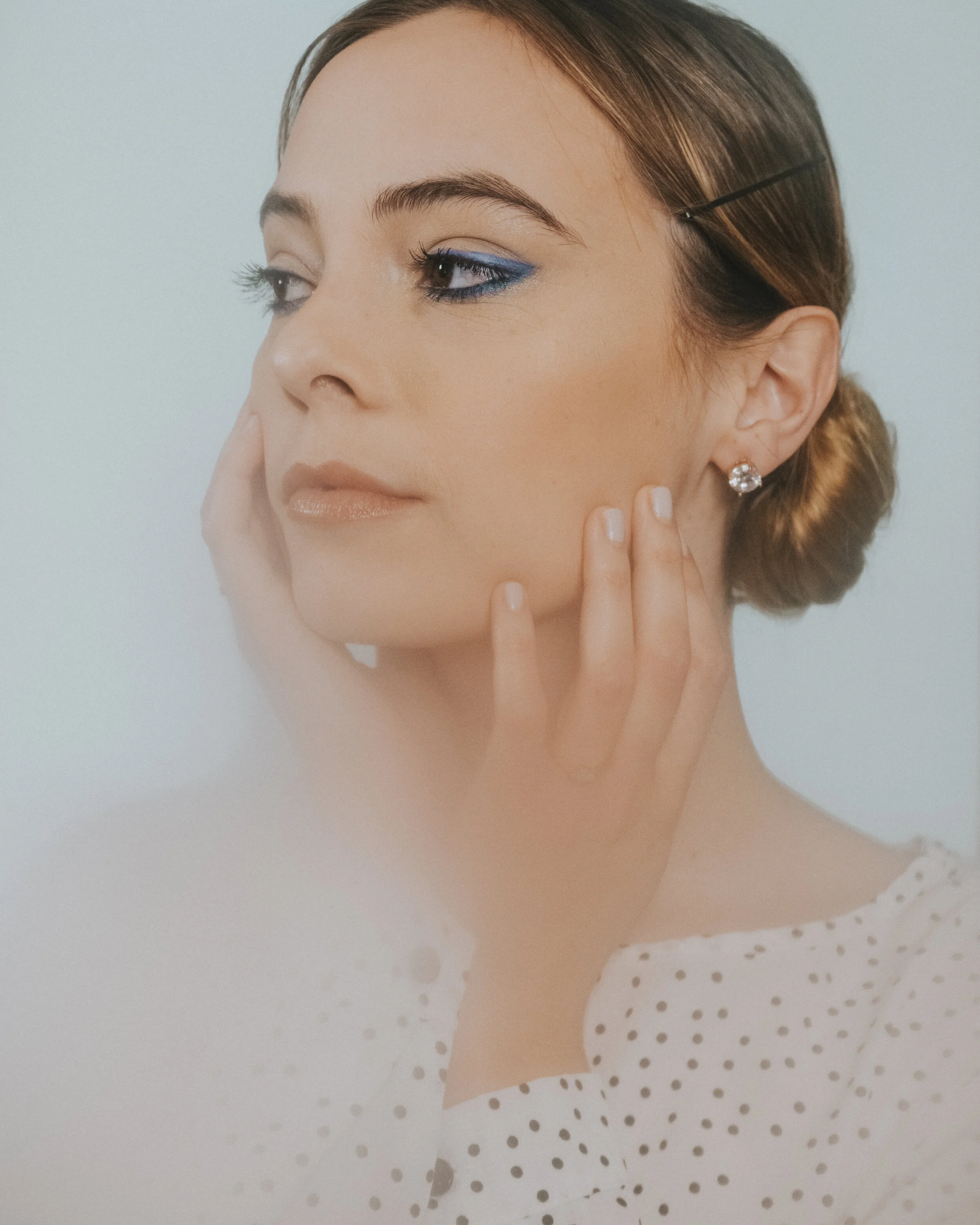 Blue Eyeliner Makeup Inspo