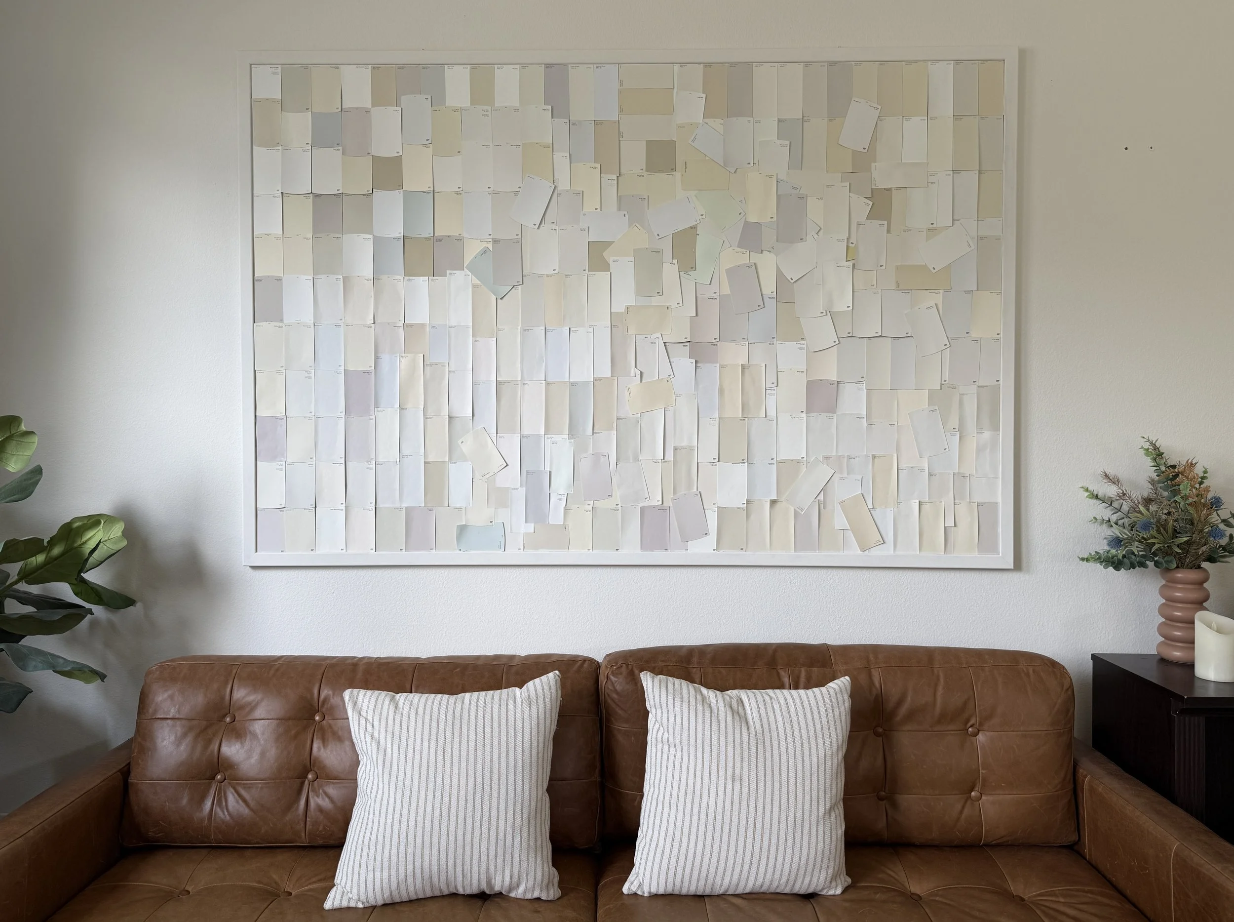 Paint Chip Wall Art