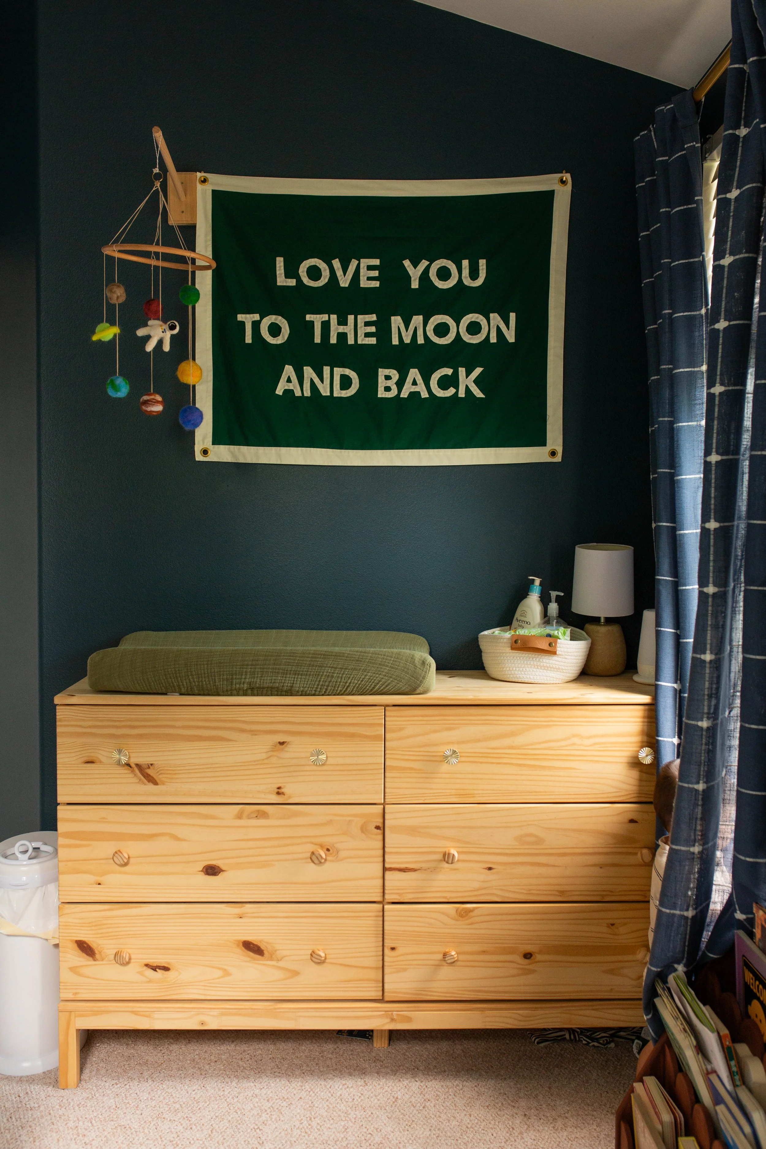 Moon and Back Flag DIY