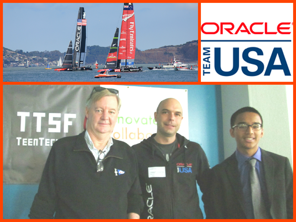 Oracle Team USA Design Lead: Joseph Ozanne, America's Cup Exec Director: Tom Ehman, Keynote Speakers