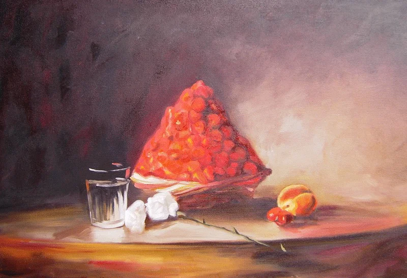 Copy of Very Famous Painting 24x36 oil on canvas