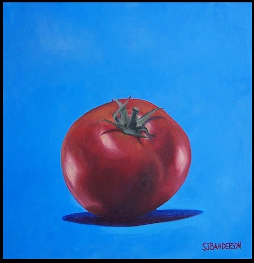 Tomato 24x24 oil on canvas