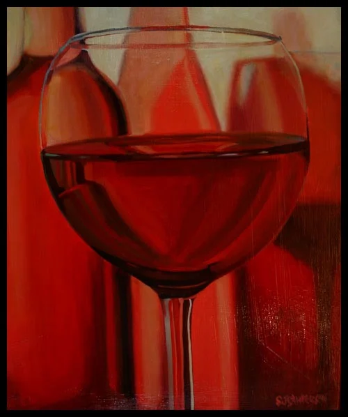 Vintage Red 20x24 oil on canvas