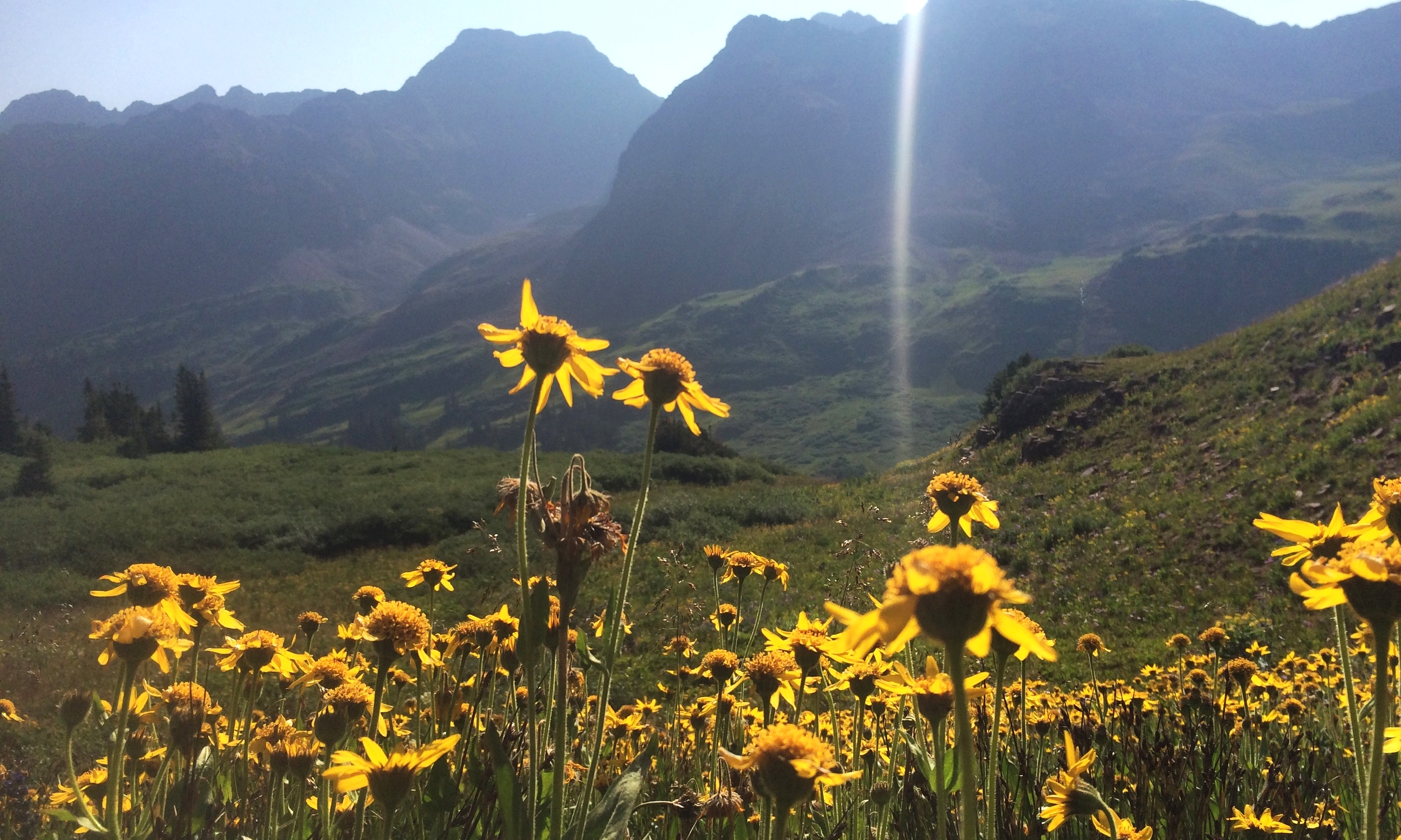 On the way to West Maroon Pass