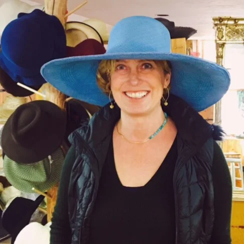 In Sue Carrolann's studio in Woody Creek before the final results.