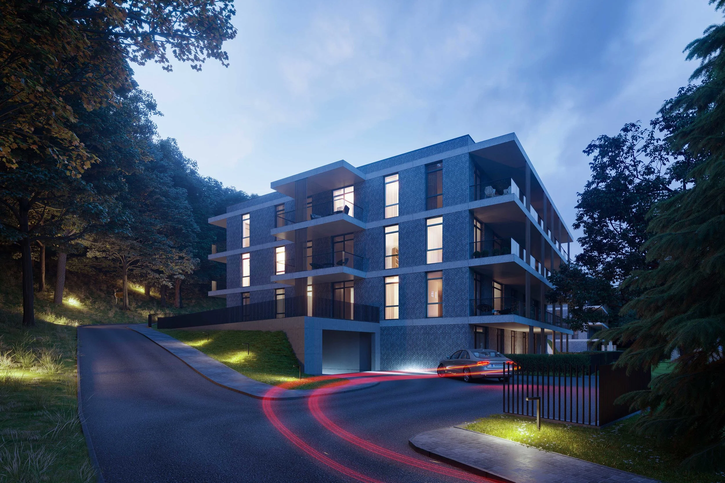 Housing visualisation. 3D visualisation. 3D architektur visualisierung. Architekturines vizualizacijos