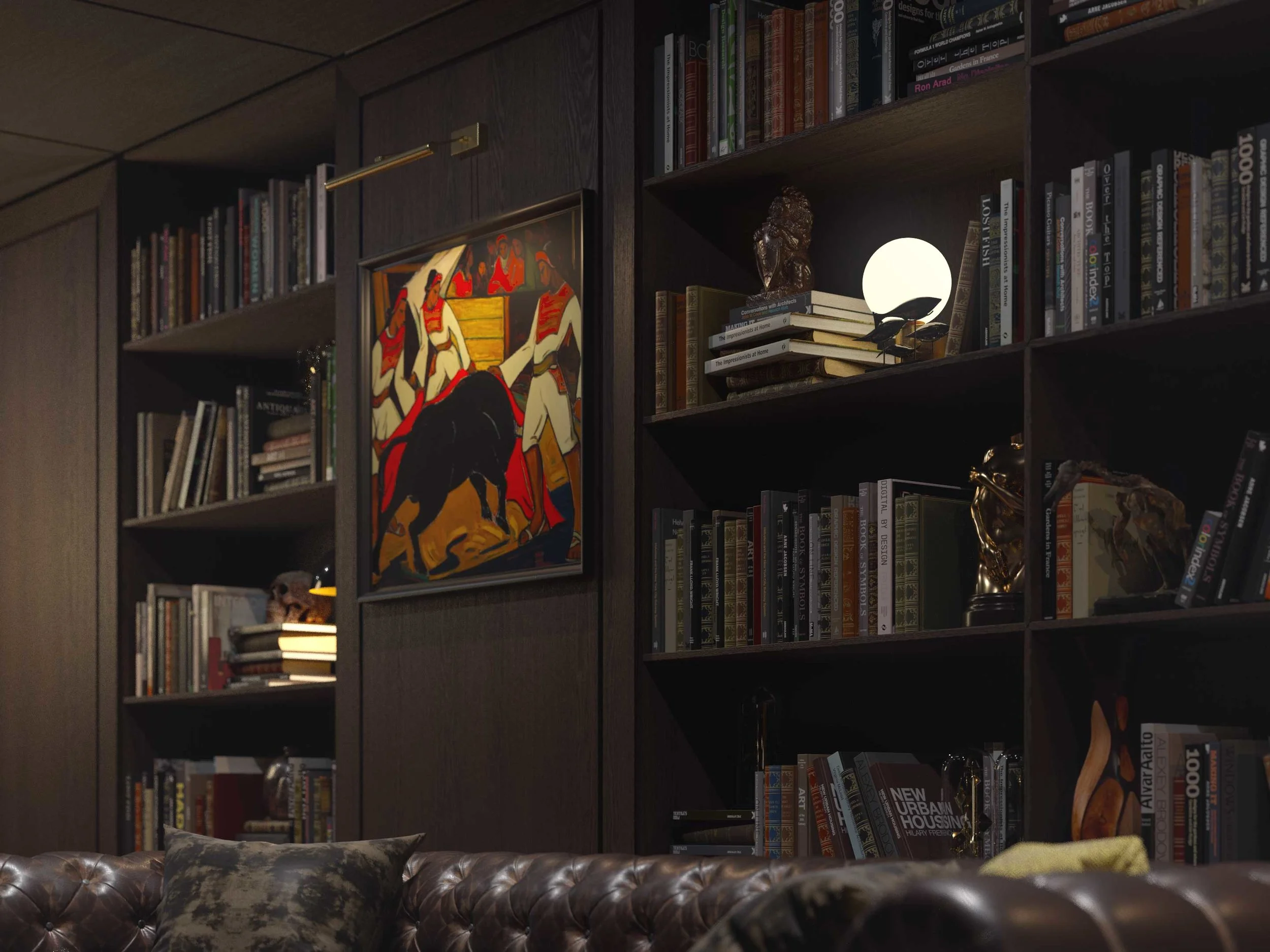 London apartment 3D visualisation