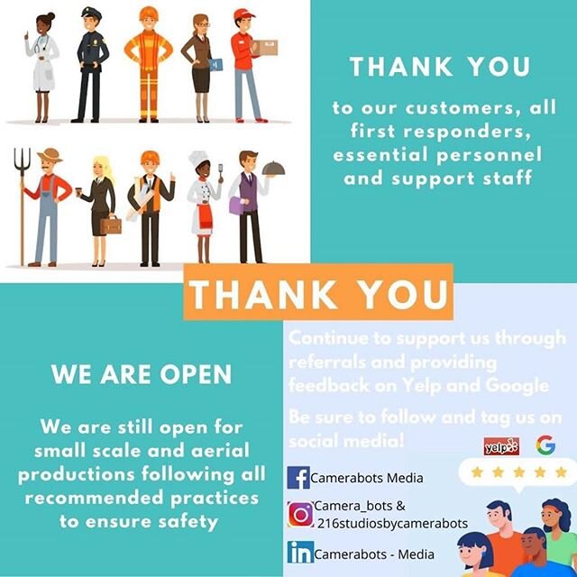 Thank You for all your constant #support #216studiosbycamerabots 
#thankyou #dcphotographers #photography #artist #firstresponders #quarantine #photographystudio #videographers