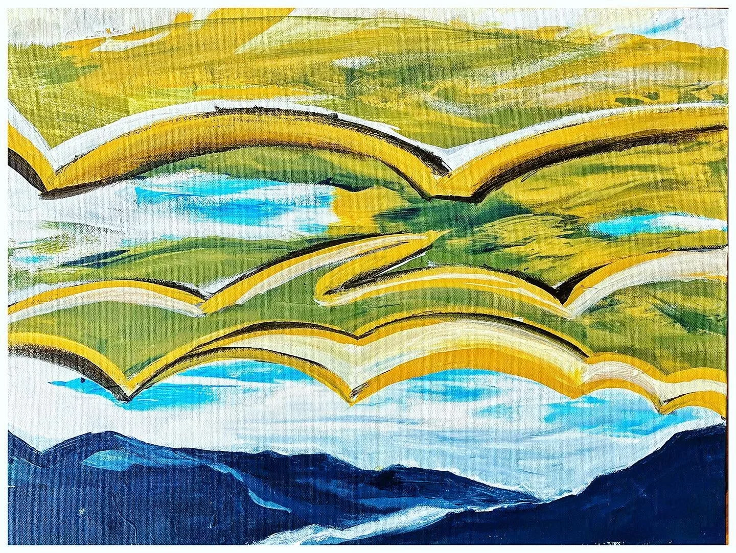 Long lasting landscape
Feeling it surrounding and 
Stretching across 
Space to run
Grow create
Life giving aspects of the land Reflect into the heart the alive
Long lasting impression 
Landscape of our souls stretched
Across infinite

#art #painting 