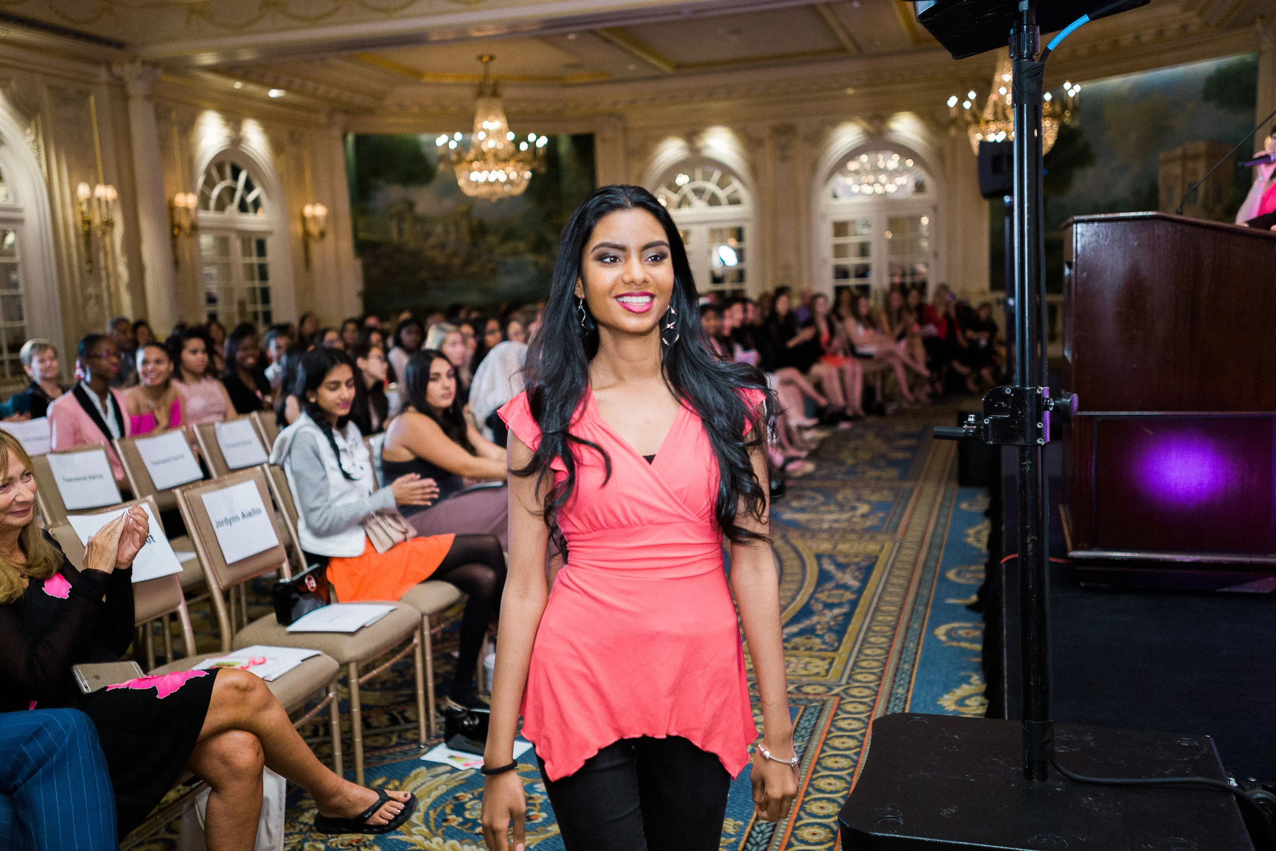Meline Seecharan, the Daniel and Lucille Valerio Outstanding Volunteer Award winner.
