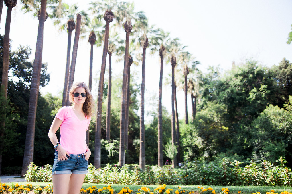 All the palm trees, bestill my heart, in the National Gardens.