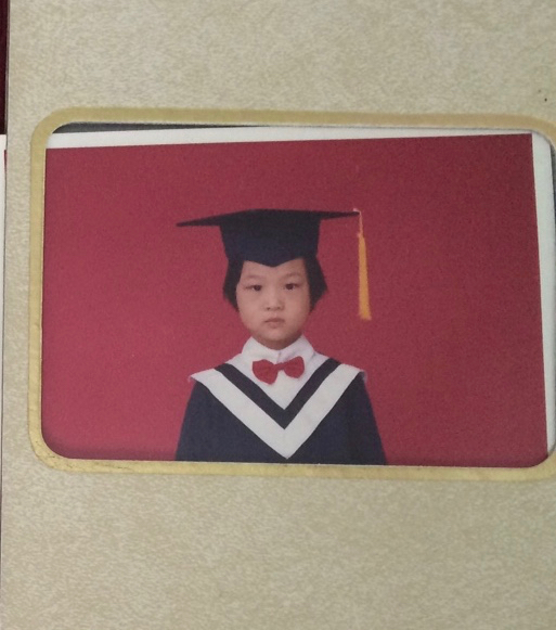 Six-year-old Carolyn, during her early childhood in Taiwan.