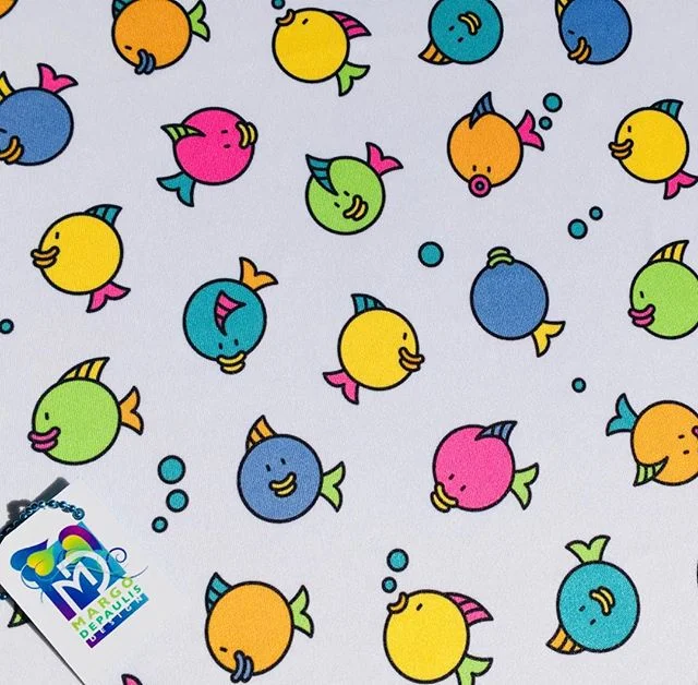 Silly &ldquo;Bubbly Fish&rdquo;! More fun with circles!
#surfacedesigner #surfacedesign #patterndesign #surfacepatterndesign #textiledesign #fabricdesign #textiledesigner #fabricdesigner  #printandpatterndesign #patternillustration #spoonflower #soci