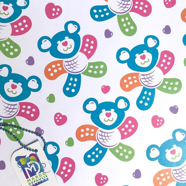 These cheerful &ldquo;Band-Aid Bears&rdquo; are my latest attempt at Spoonflower&rsquo;s current contest for Medical Professions. Suitable for scrubs and pediatric wallpaper and decor. 
#surfacedesigner #surfacedesign #patterndesign #surfacepatternde