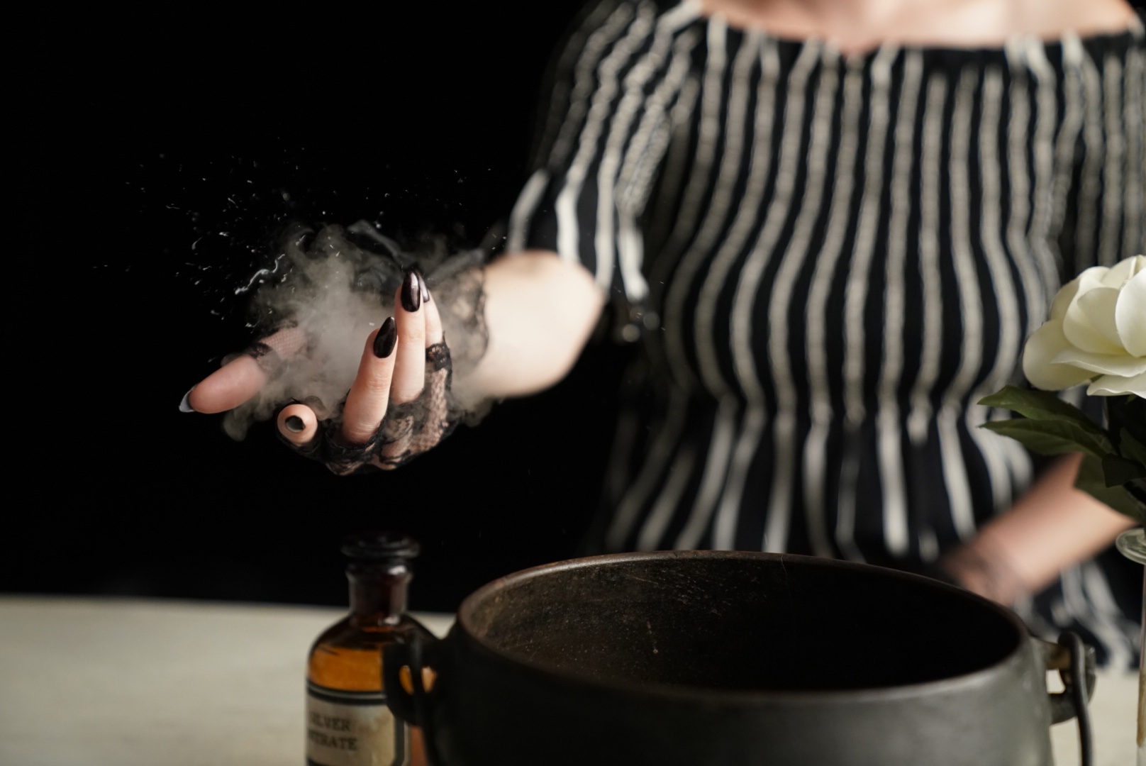 Witch Spider Webbed Deviled Eggs