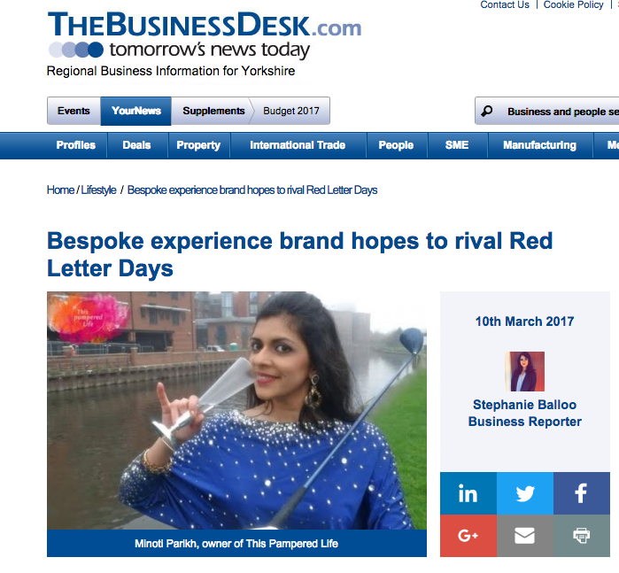 This Pampered Life in Business Desk