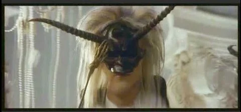 Reference Photo for the David Bowie from Labyrinth work in progress mask