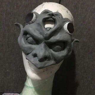 Work in progress: David Bowie Mask from Labyrinth
