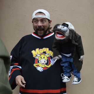 Kevin Smith & Puppet Silent Bob
