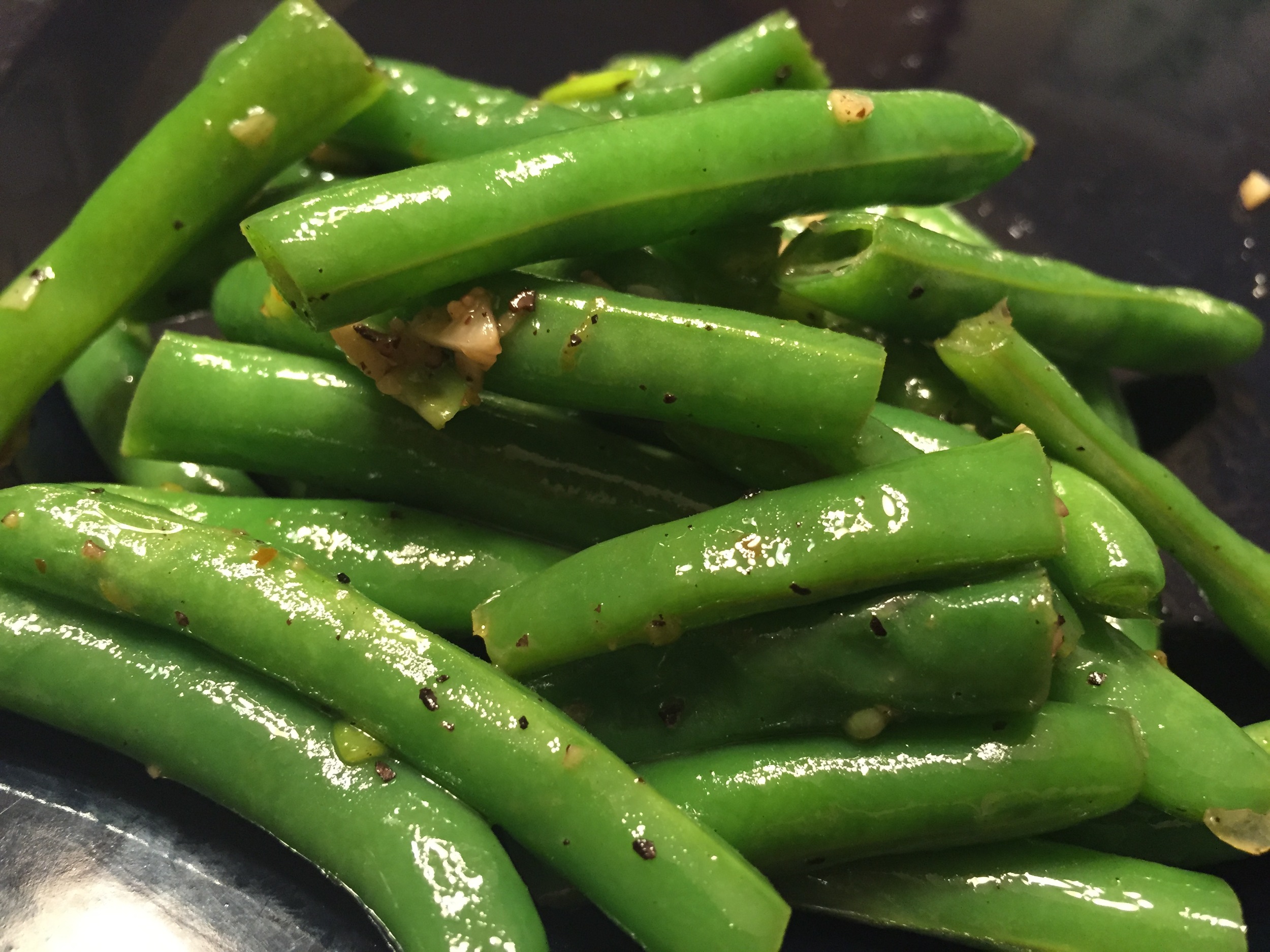 Almond and Garlic Green Beans