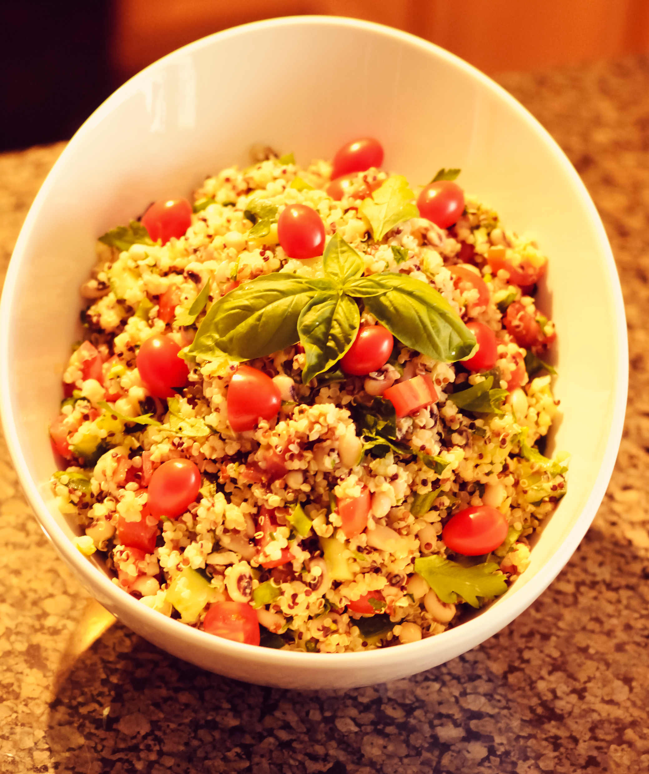 Black Eyed Pea and Quinoa Salad