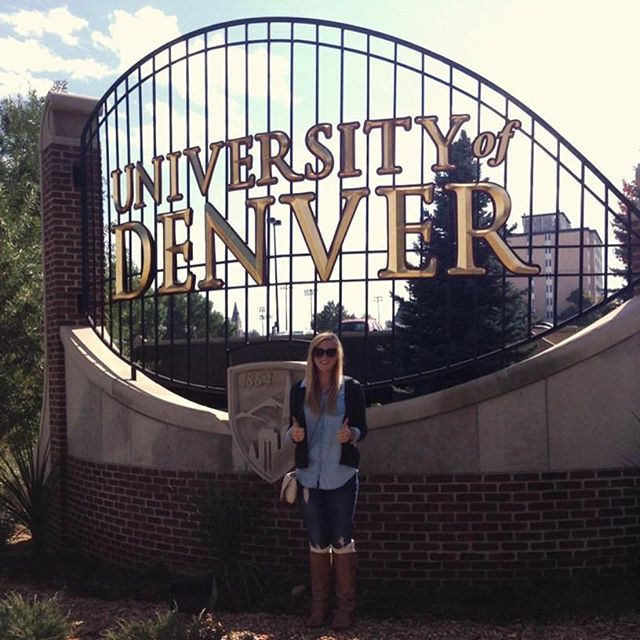 Anni at University of Denver 🎓 #TheCollegeDoctor